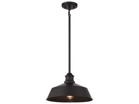 Savoy House Meridian 1 Light Oil Rubbed Bronze Black Bowl Pendant Svm7021orb