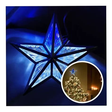 Serie Navideña Led Estrella Punta De Arbol Luces Navideñas MercadoLibre