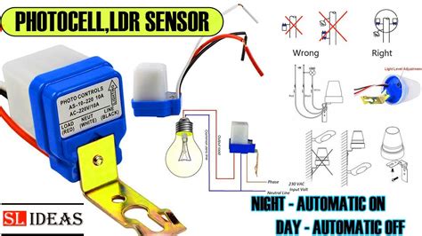 How To Connect Outdoor Photocell Light Switch Sensor Shelly Lighting