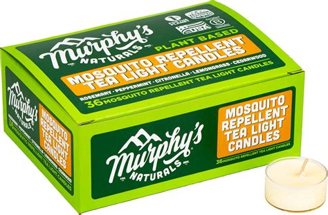 Amazon Murphys Naturals Mosquito Repellent Tea Light Candles 36