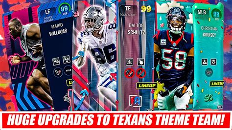 Sugar Rush And Free Agency And Nfl Combine Upgrades For Texans Theme Team Madden 23 Texans Theme