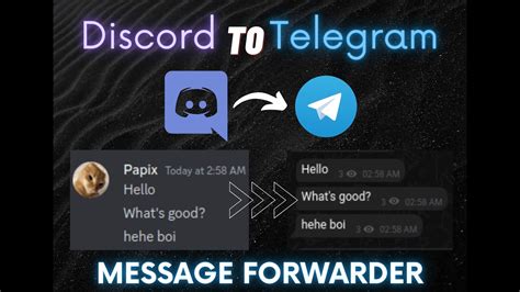 Forward Discord Messages To Telegram 247 Without Admin Privileges