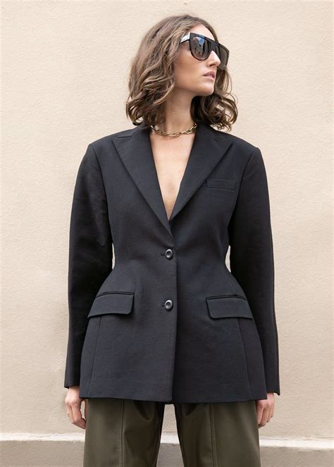 Colette Hourglass Blazer Black Black Blazers Clothes Blazer