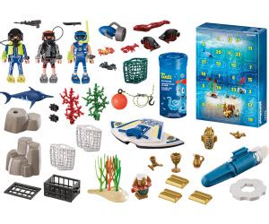 Playmobil Calendrier De L Avent Jeu De Bain Policiers Mission