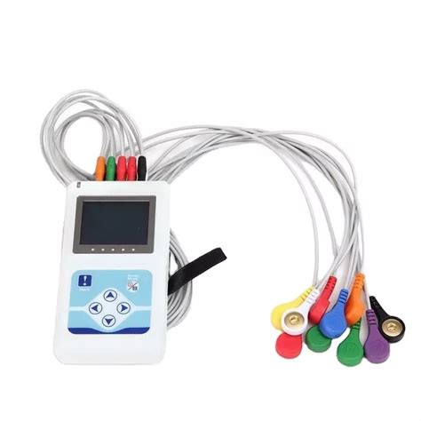 Medical 24 Hours 12 Channel Dynamic EKG Monitor Portable ECG Holter