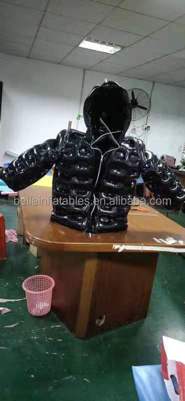 Beile Customized Black Pvc Inflatable Down Jacket For Sale Buy