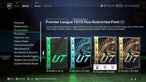 New Insane Premier League Tots Duo Guarantee Pack Eafc Youtube