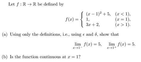 Solved Let F R→r Be Defined By