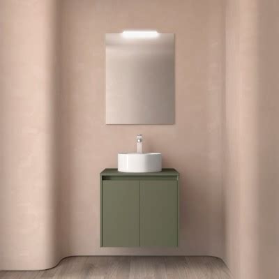 Mueble De Ba O Noja Puertas Green Satin Encimera