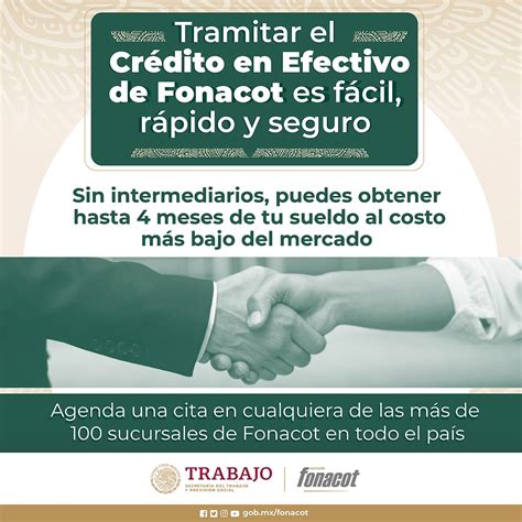 Fonacot oficial on Twitter El CréditoenEfectivo del Instituto