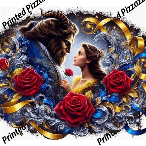 Dtf Beauty And The Beast Transfer Etsy