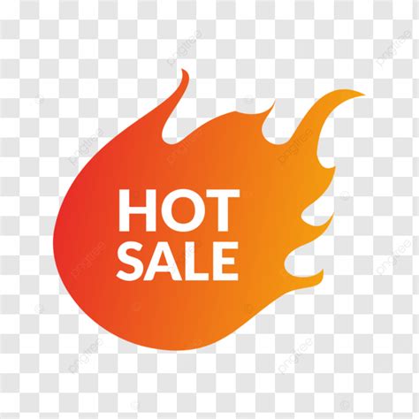 Hot Sale Fire Promotional Elements Vector Hot Sale Sale Promotion