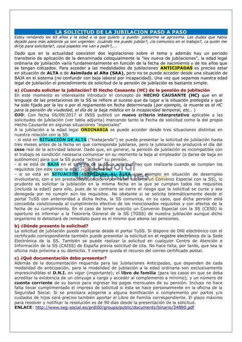 La Solicitud De La Jubilacion Paso A Paso Laboral Pensiones