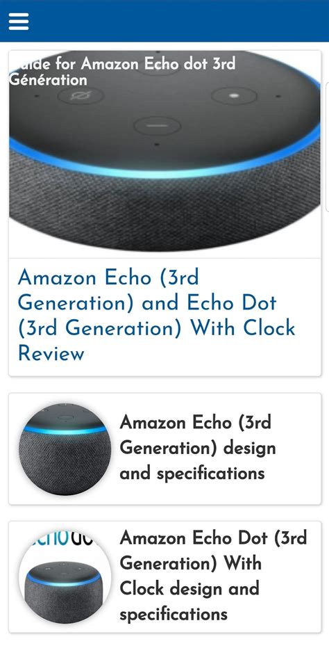 Guide For Amazon Echo Dot 3rd Génération For Android Download