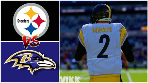 Steelers Vs Ravens Week 18 Simulation Madden 24 Exhibition YouTube