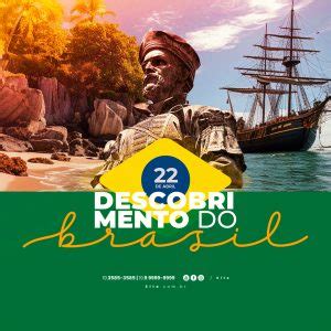 Social Media Dia Do Descobrimento Do Brasil 22 de Abril PSD Editável