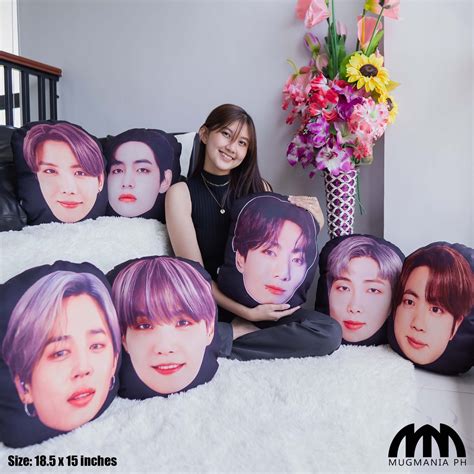 Kpop Face Pillow Mugmania Bigger Size Pillow Head X Inches