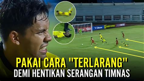 Semua Pemain Berjatuhan Aksi Serangan Bar Bar Timnas Bikin Pemain