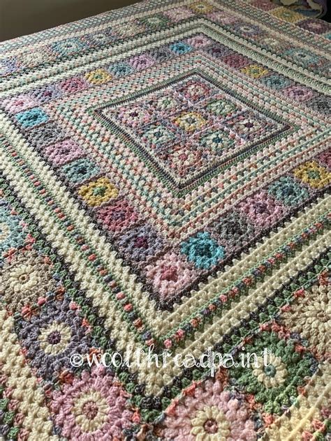 Vintage Florals Blanket Crochet Digital Pattern 2023 Etsy UK