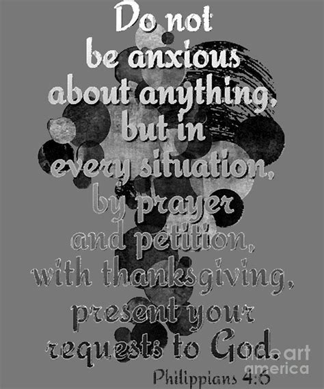 Philippians 46 Do Not Be Anxious Digital Art By Deriyah Vasquez Pixels