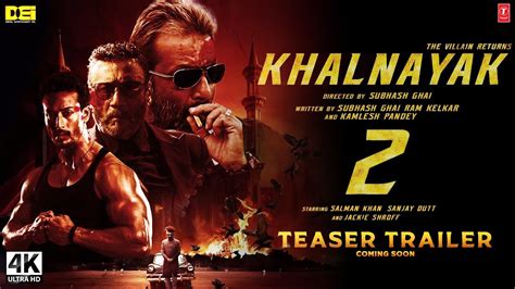 Khalnayak 2 Official Trailer Sanjay Dutt Salman Khan Jackie