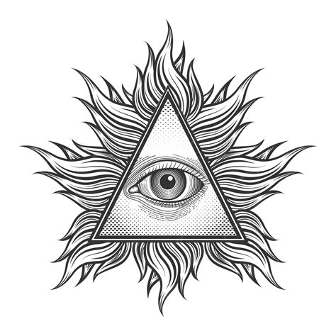 Illuminati All Seeing Eye Pyramid Tattoo