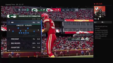 Packers Domination Ragequit Madden Nfl Gameplay Packers Vs