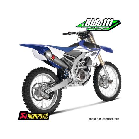 Ligne Akrapovic Evolution Line Yamaha Wr F