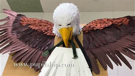 Eagle Wings Diy How To Make Eagle How To Make Bird Craft Angle