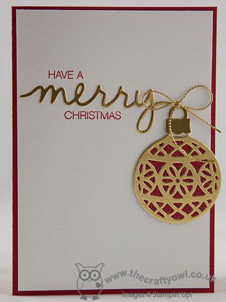 Merry Christmas Ornament Card Christmas Card Ornaments Ornament Card