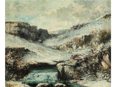 Gustave Courbet Paysage De Franche Comt Sous La Neige Mutualart