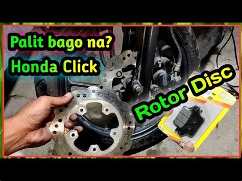 Honda Click Paano Magpalit Ng Rotor Disc Sa Honda Click How To