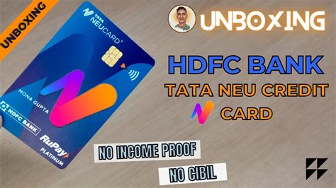 Unboxing Tata Neu HDFC Bank Credit Card Apply FULL Details How To