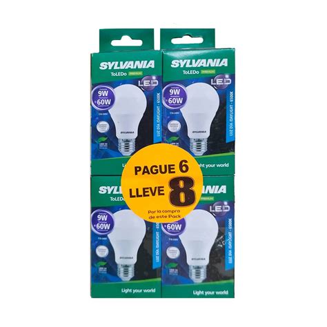 Pack Unds Focos Led Sylvania W E Luz D A