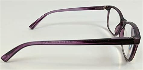 Foster Grant Elana Womens Crystal Purple Reading Glasses 250 With Soft Case Ebay