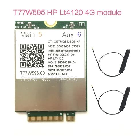 WDXUN Lt4120 Snapdragon X5 LTE T77W595 796928 001 4G WWAN M 2 150Mbps