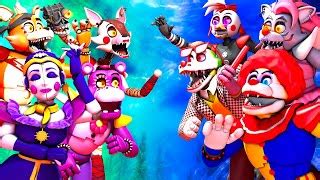 SFM FNaF Rejected Security Breach Vs Circus Animatronics Doovi