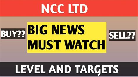 11 June 2020 NCC Ltd Share Level And Targets Ncc Ltd Share Latest Big