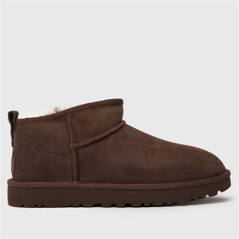 UGG Brown Classic Ultra Mini Boots - ShoeFreak