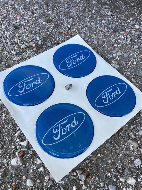 Set Of 4 Ford High Quality 3d Domed Center Wheel Cap Silicone Etsy