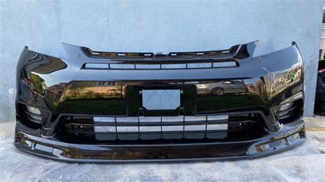 Vellfire Anh Bumper Original Japan With Lips Auto Accessories On