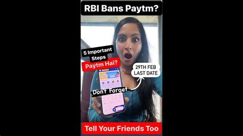 Paytm Hai Toh Savdhaan Paytm Rbi Bans Paytm Payments Bank Paytm