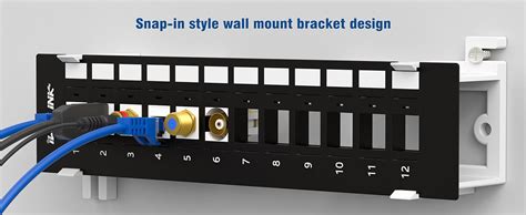 Amazon Iwillink Blank 12 Port Keystone Patch Panel With 89D Wall