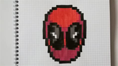 Minecraft Pixel Art Templates Deadpool