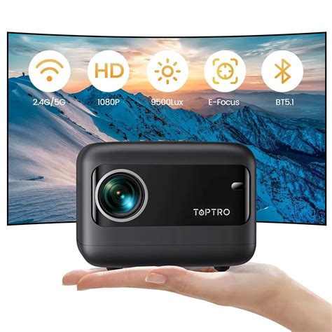 Mini Projecteur Toptro TR25 9500 Lumens Portable WiFi Bluetooth