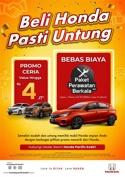 Beli Honda Pasti Untung Honda Pacific Kediri