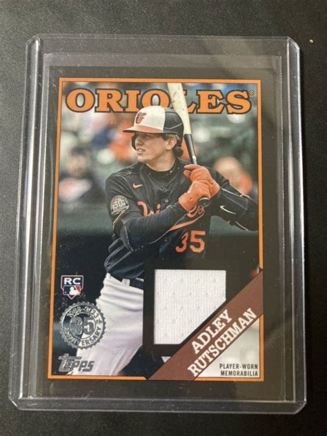 Topps Series Adley Rutschman Jersey Orioles