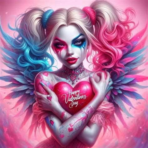 The Crazy Harley Quinn Happy Valentines Day Facebook In 2024