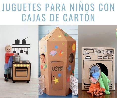 Juguetes Para Ni Os Con Cajas De Cart N Manualidades