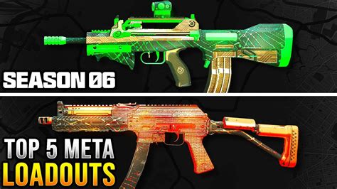 WARZONE TOP 5 META LOADOUTS IN SEASON 6 Warzone Best Loadouts MW2